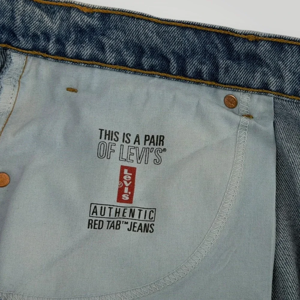 VTG Levis 550 Jeans Mens 36 Blue Relaxed Fit Tapered Denim 1998‎